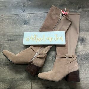 Blondo Twyla Suede Boots NWOT
